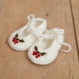 Newborn Knitted Romper for Girl with Bonnet & Wrap, Newborn Christmas Outfit Girl, Newborn Photography Props, Newborn Photo Props Set