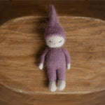 Newborn Knitted Gnome Toy, Newborn Baby Doll Toy, Small Baby Doll Accessories, Newborn Photography Prop, Newborn Knit Photo Prop, Small Doll