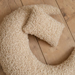 Removable Newborn Moon Pillow Props for Newborn Photography, Newborn Photography Moon Prop Set, Newborn Posing Pillow, Curly Faux Fur Fabric