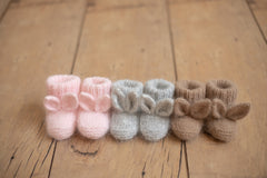 Newborn Bunny Outfit Socks, Newborn Rabbit Socks, Newborn Photography props, Newborn Knit Booties, Rabbit Newborn Outfit, Knit Bunny Socks