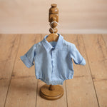 Baby Boy Linen Shirt, Baby Linen Outfit for Boy, Linen Unisex Baby Clothing, Newborn Boy Coming Home outfit, Newborn Photography Outfit Boy