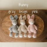 Newborn Knitted Bear Photography Props, Newborn Knit Rabbit Toy, Baby Bear Crochet Toy,Newborn Photography Prop, Knit Newborn Teddy Bear Toy