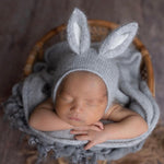 Newborn Bunny Hat, Knit Rabbit Newborn Outfit, Newborn Knitted Outfit, Newborn Photography Props, Newborn Bunny Outfit,Newborn Animal Outfit