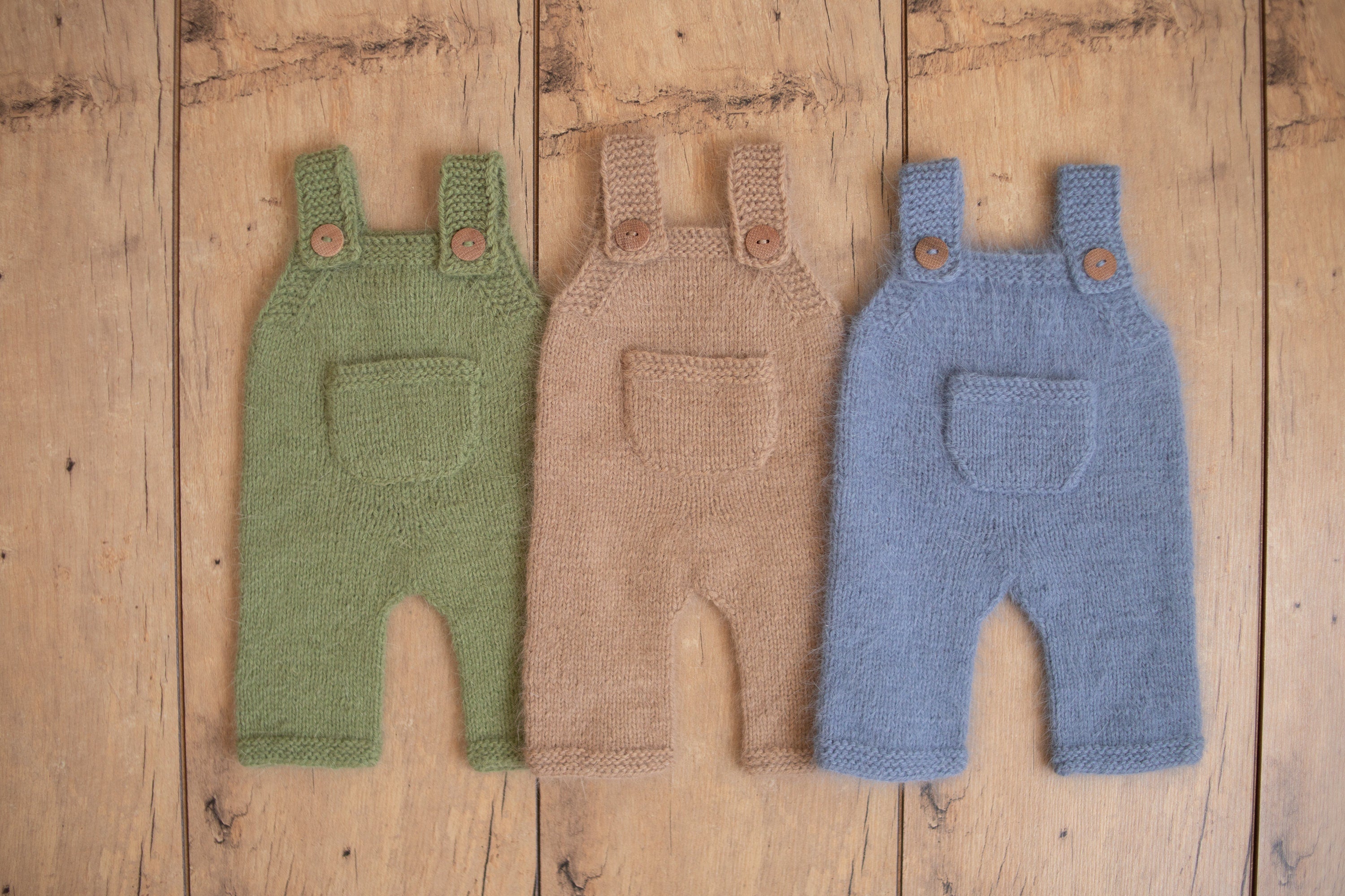 Newborn Knitted Outfits with Matched Small Doll, Newborn Overalls Photography, Newborn Photography Props, Newborn Boy Coming Home Outfit