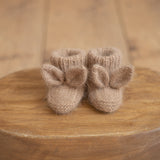 Newborn Bunny Outfit Socks, Newborn Rabbit Socks, Newborn Photography props, Newborn Knit Booties, Rabbit Newborn Outfit, Knit Bunny Socks