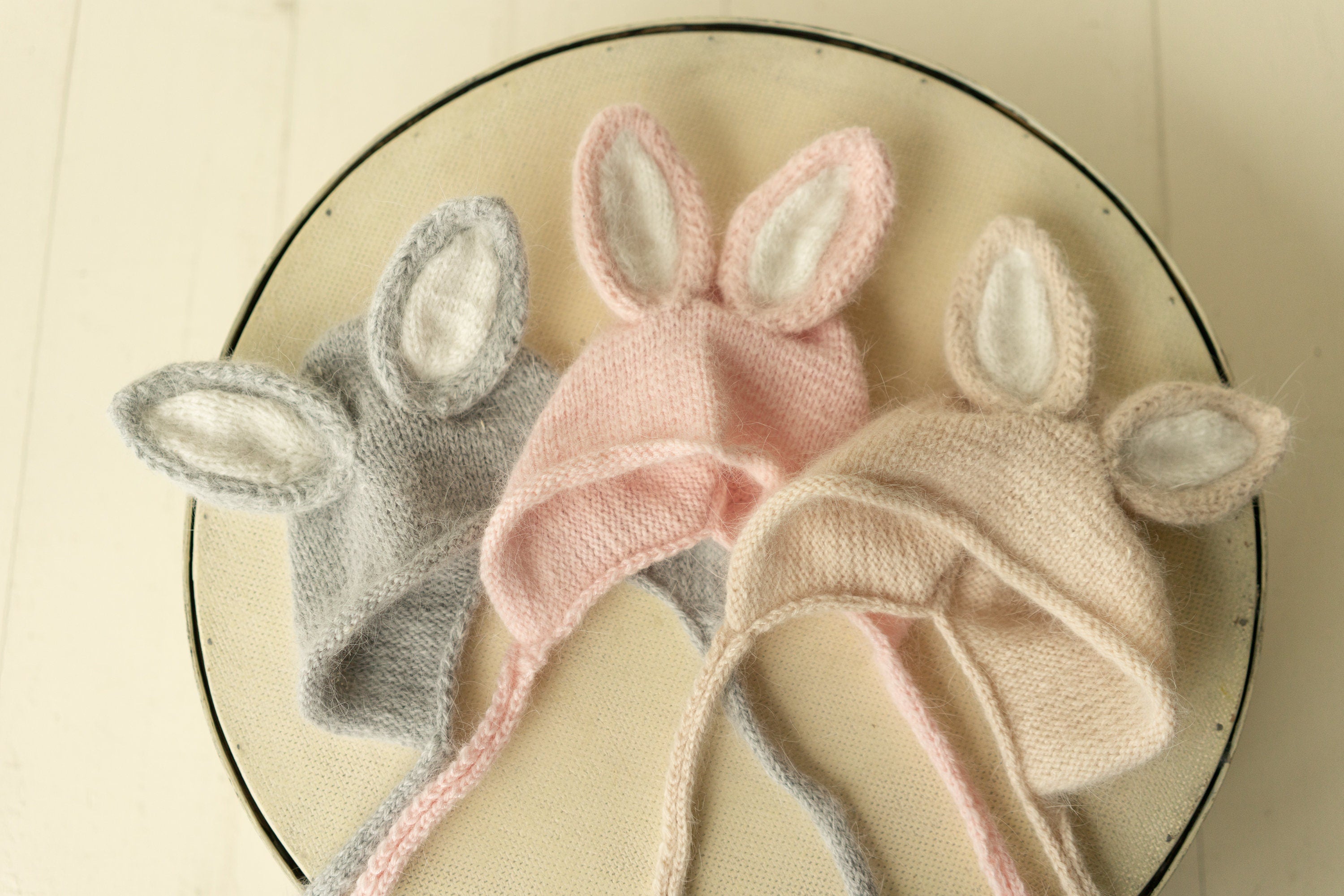 Newborn Bunny Hat, Knit Rabbit Newborn Outfit, Newborn Knitted Outfit, Newborn Photography Props, Newborn Bunny Outfit,Newborn Animal Outfit