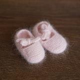 Newborn Knitted Dress for Girl with Headband, Newborn Photography Props, Newborn Knitted Outfit Girl, Newborn Girl Coming Home Outfit