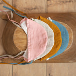 Baby Girl Linen Bonnet, Baby Linen Outfit for Girl, Girl Linen Ruffle Bonnet, Newborn Girl Coming Home outfit, Newborn Photography Outfit