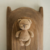 Boucle Newborn Knitted Teddy Bear, Baby Bear Crochet Toy, Newborn Photography Prop, Newborn Knitted Toy Bear, Boucle Stuffed Toy Bear