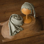 Newborn Photo Wrap with Newborn Sleep Hat, Newborn Stretch Wrap for Photography, Newborn photography props, Newborn Posing Fabric