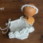 Newborn Girl Knitted Romper and Headband,Newborn Romper Girl,Newborn Girl Outfit,Newborn Photography Props,Newborn Knitted Outfit Baby Girl