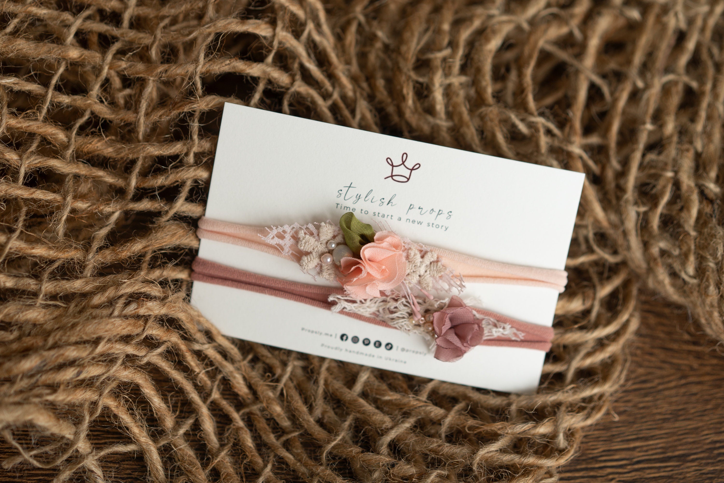 Flower Newborn Headband for Photography, Newborn Headband Girl, Newborn girl headband,Newborn photography props,Newborn photo props for Girl