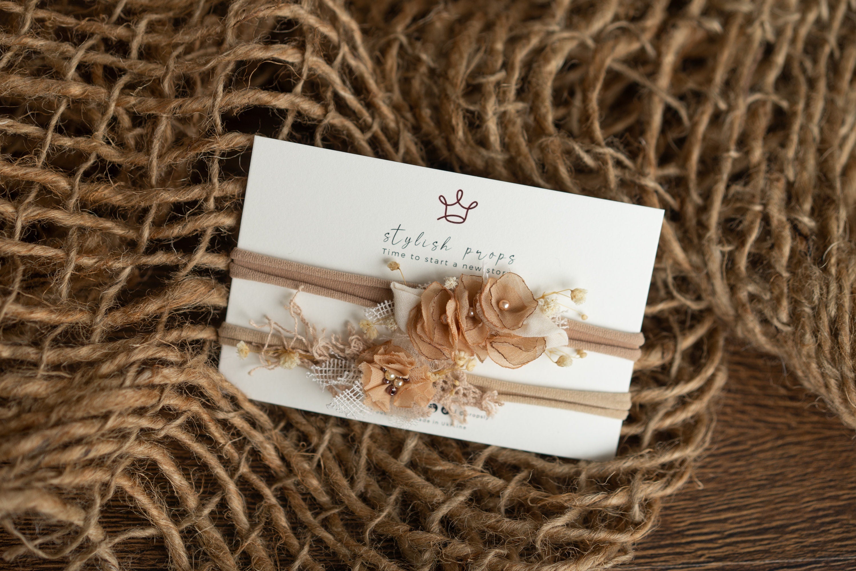 Flower Newborn Headband for Photography, Newborn Headband Girl, Newborn girl headband,Newborn photography props,Newborn photo props for Girl