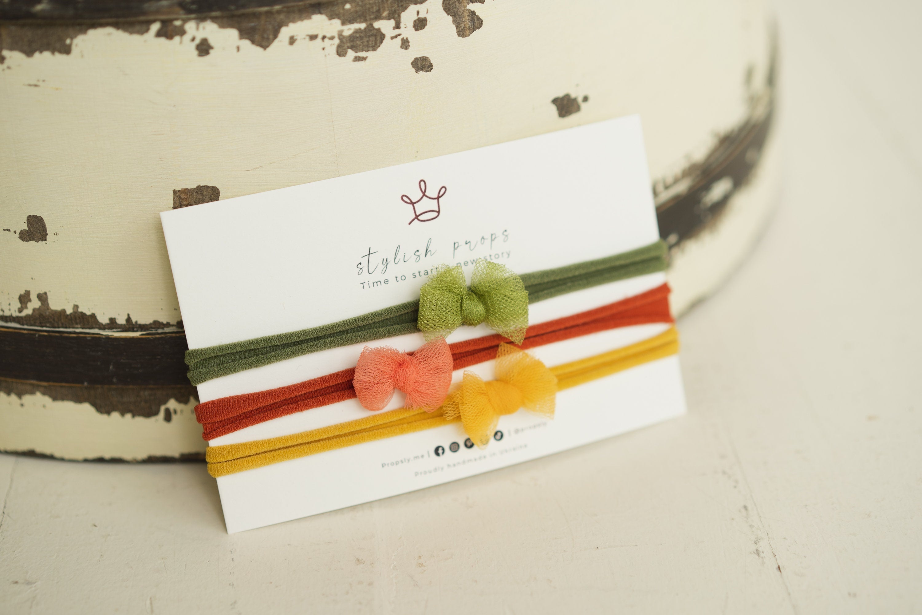 Newborn Bows Headband for Photography, Small Bows Newborn Tieback, Newborn Headband Girl, Newborn girl headband, Newborn photography props