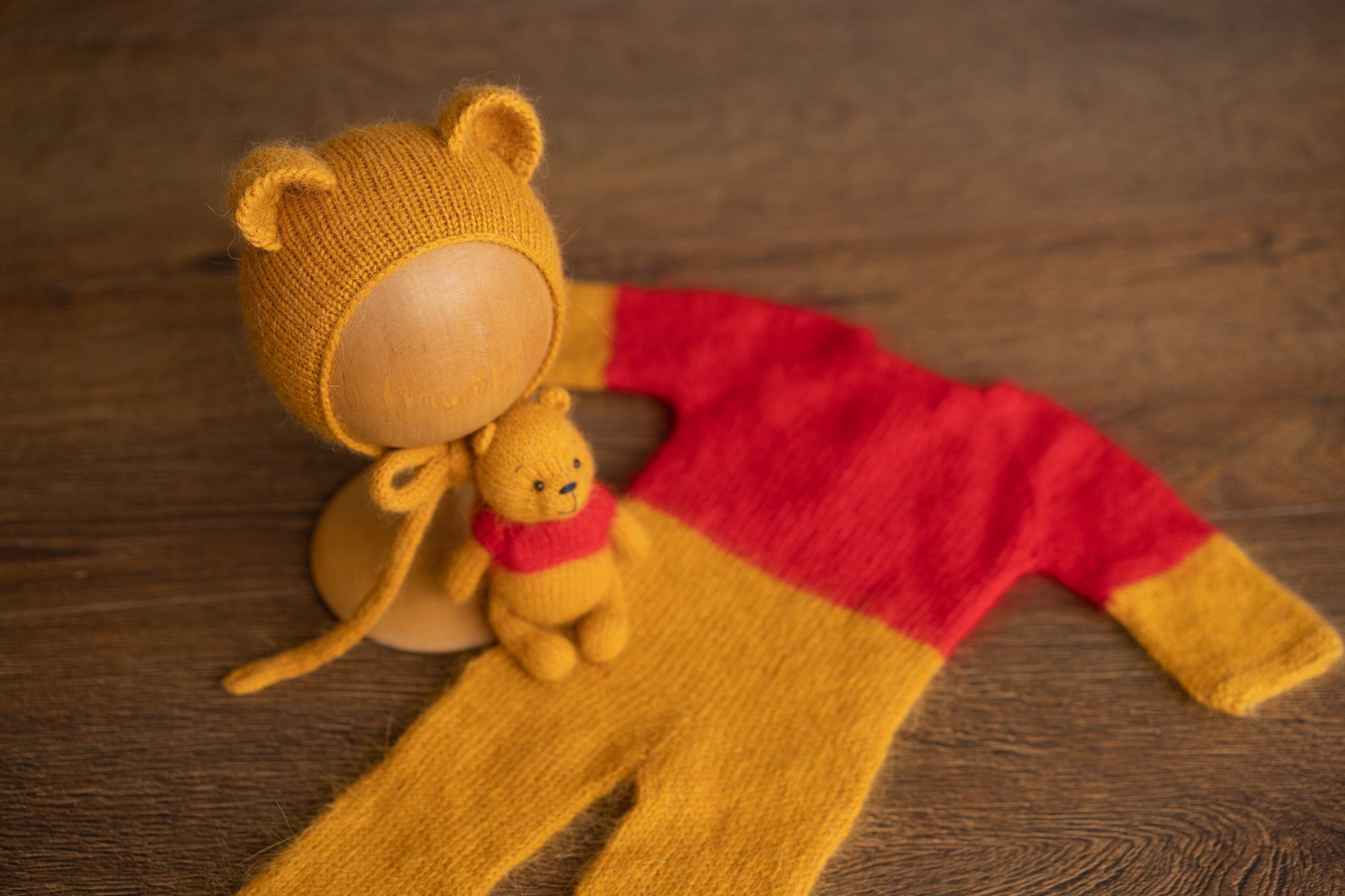 Newborn Bear Outfit, Newborn Knitted Outfit, Bear Newborn Photography props, Newborn Teddy Bear Outfit, Newborn Coming Home Outfit Boy