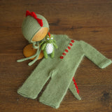 Dragon Newborn Knitted Outfit, Newborn Dragon Outfit, Newborn Photography props, Baby Dragon Costume, Newborn Dragon Toy, Dragon Photo Props
