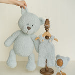 Newborn Knit Boucle Overall, Newborn Knit Teddy Bear Outfit, Newborn Knitted Outfit, Newborn Bear Hat Boucle, Newborn Photography Props Set