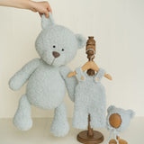 Newborn Knit Boucle Overall, Newborn Knit Teddy Bear Outfit, Newborn Knitted Outfit, Newborn Bear Hat Boucle, Newborn Photography Props Set