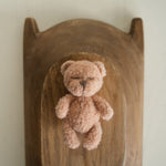 Boucle Newborn Knitted Teddy Bear, Baby Bear Crochet Toy, Newborn Photography Prop, Newborn Knitted Toy Bear, Boucle Stuffed Toy Bear