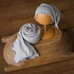 Newborn Photo Wrap with Newborn Sleep Hat, Newborn Stretch Wrap for Photography, Newborn photography props, Newborn Posing Fabric