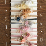 Flower Newborn Headband for Photography, Newborn Headband Girl, Newborn girl headband,Newborn photography props,Newborn photo props for Girl
