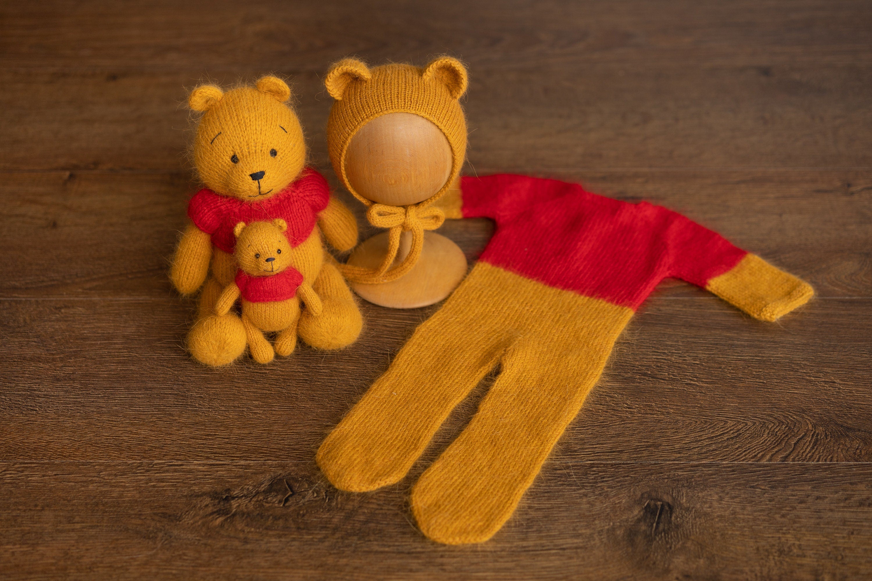 Newborn Bear Outfit, Newborn Knitted Outfit, Bear Newborn Photography props, Newborn Teddy Bear Outfit, Newborn Coming Home Outfit Boy