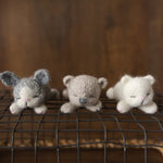 Newborn Knitted Animals Photography Props, Newborn Knit Teddy Bear, Newborn Knit Bunny Toy, Newborn Knit Kitten Toy, Baby Photography Props