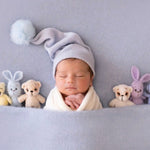 Baby Fluffy Knitted Toys for Newborn Photography, Newborn Teddy Bear Toy, Newborn Knitted Toys, Newborn Photography Props, Newborn Bear Toy
