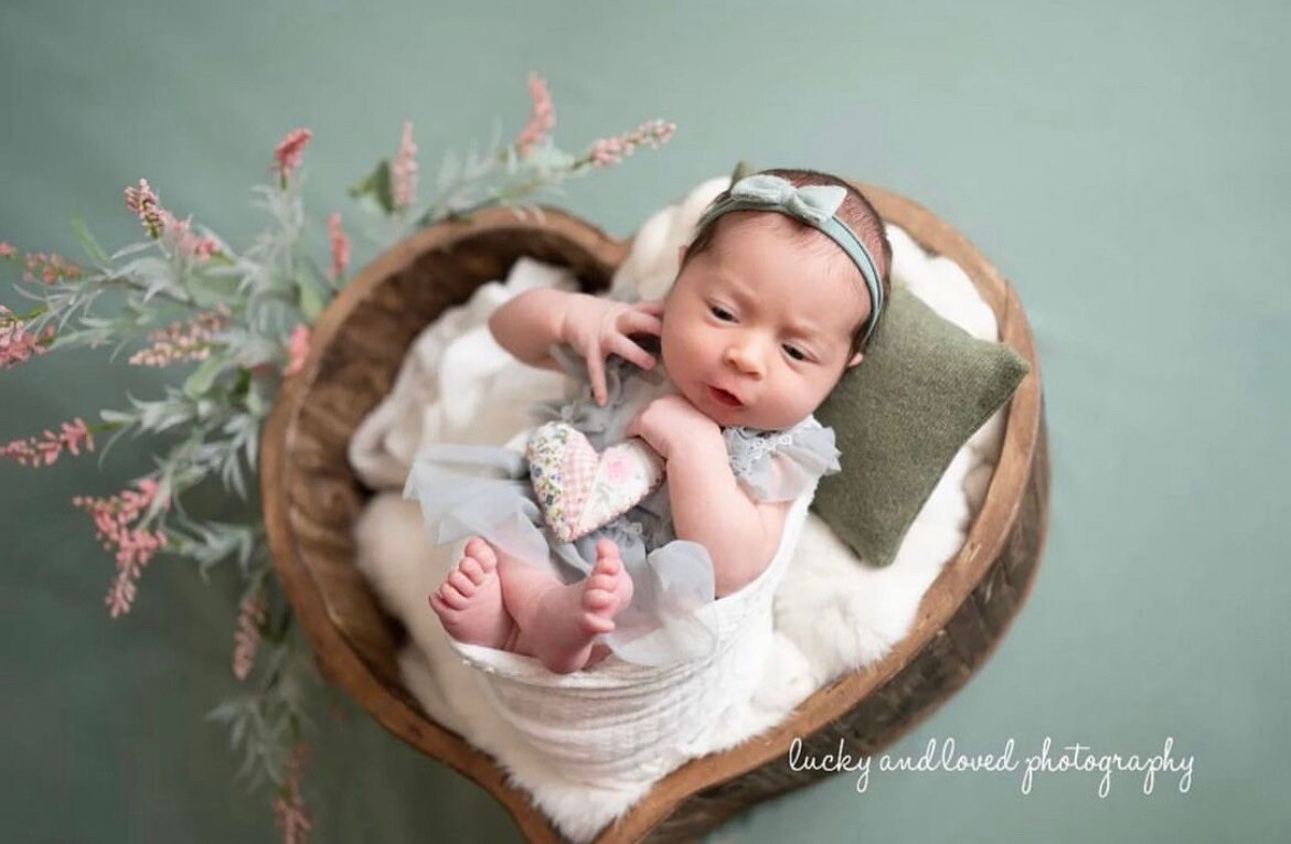 Newborn Patchwork Heart Toy,Newborn Heart Photo Prop,Newborn Photography Props,Newborn Props for Photography,Newborn Fabric Patch Work Layer