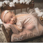 Newborn Velvet Posing Bed and Pillow, Newborn Floor Poser Pillow, Newborn Bedding Prop, Newborn Photography Props Bed, Newborn Posing Pillow