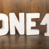 Wooden ONE Sign for First Birthday Decor,1st Birthday One Sign Party Decor for Baby Toddler Birthday,ONE Photo Prop,Personalized Wood Sign