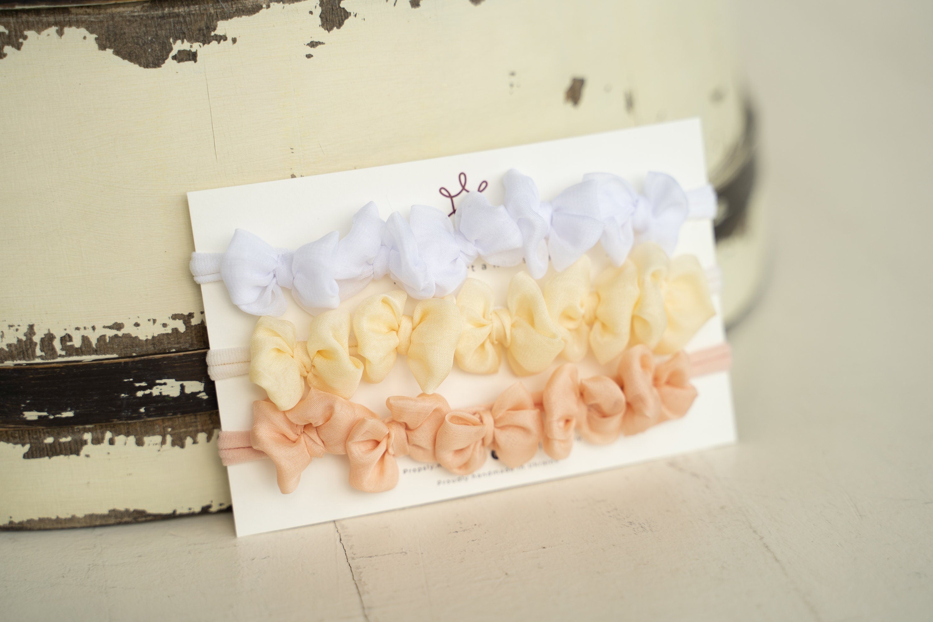 Newborn Headband Bows, Newborn Bows Headband for Photography Props, Small Bows Newborn Tieback, Newborn Headband Girl, Newborn girl headband