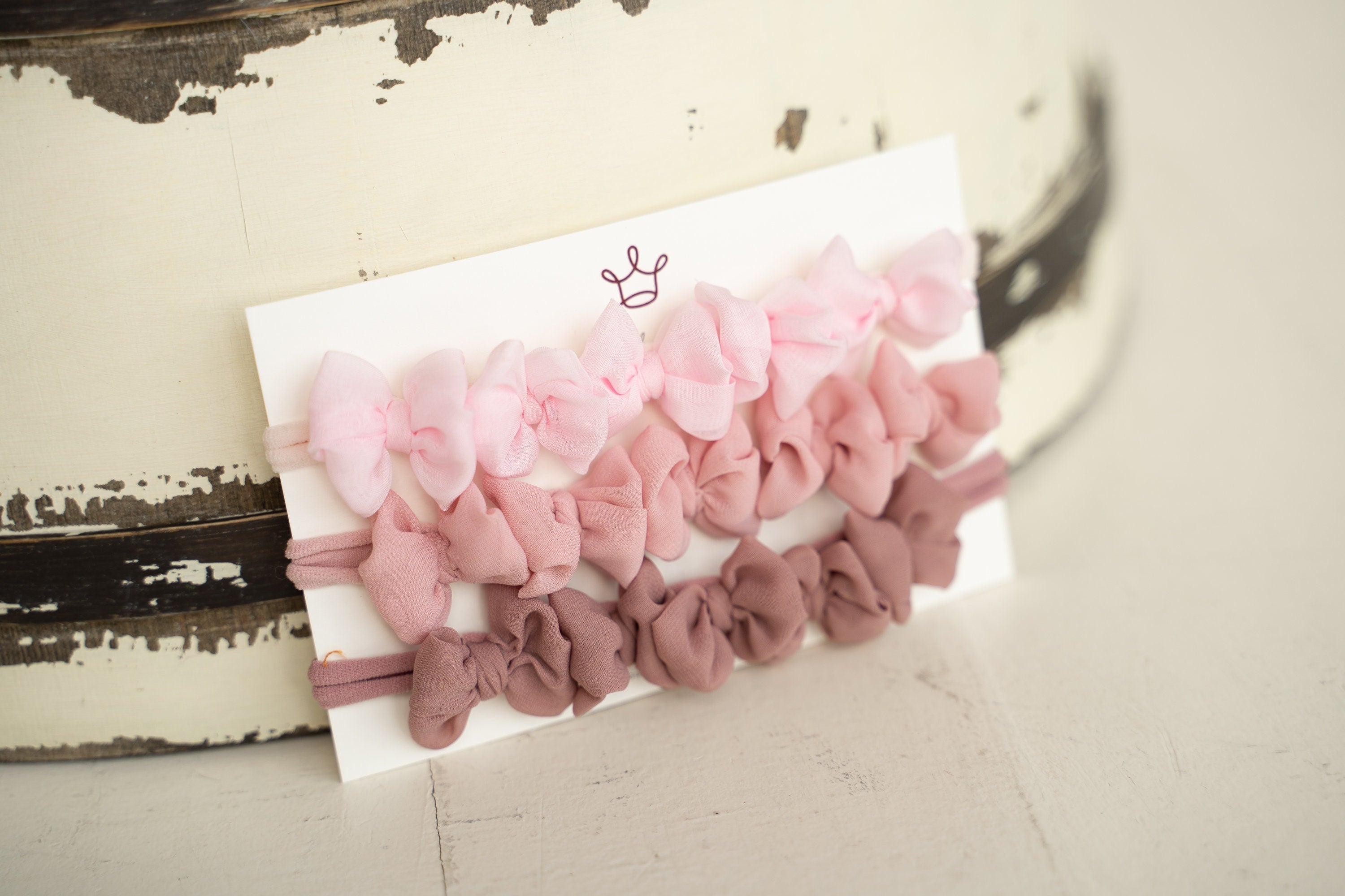 Newborn Headband Bows, Newborn Bows Headband for Photography Props, Small Bows Newborn Tieback, Newborn Headband Girl, Newborn girl headband