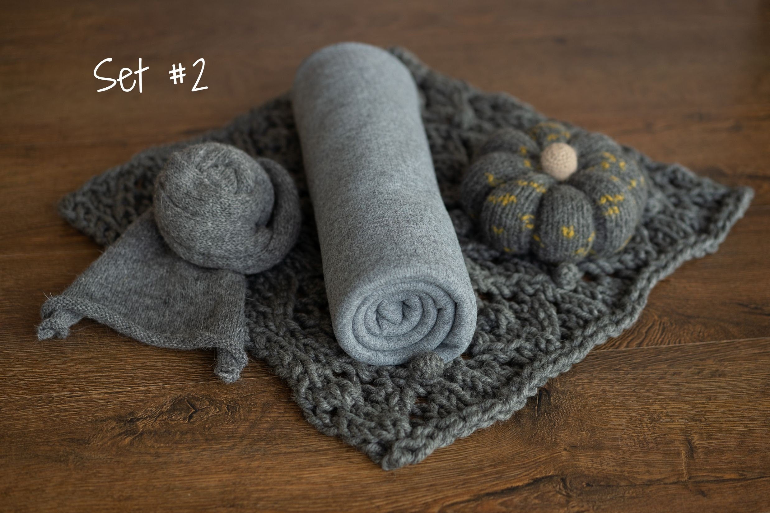 Gray Newborn Photography Props, Newborn Knitted Blanket, Newborn Posing Fabric BeanBag Backdrop, Newborn Fabric Backdrop, Newborn Knit Wrap