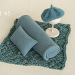 Newborn Photography Props, Newborn Knitted Blanket, Newborn Posing Fabric BeanBag Backdrop, Newborn Fabric Backdrop, Newborn Posing Pillow