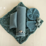 Newborn Photography Props, Newborn Knitted Blanket, Newborn Posing Fabric BeanBag Backdrop, Newborn Fabric Backdrop, Newborn Posing Pillow