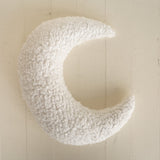 Removable Newborn Moon Pillow Props for Newborn Photography, Newborn Photography Moon Prop Set, Newborn Posing Pillow, Curly Faux Fur Fabric