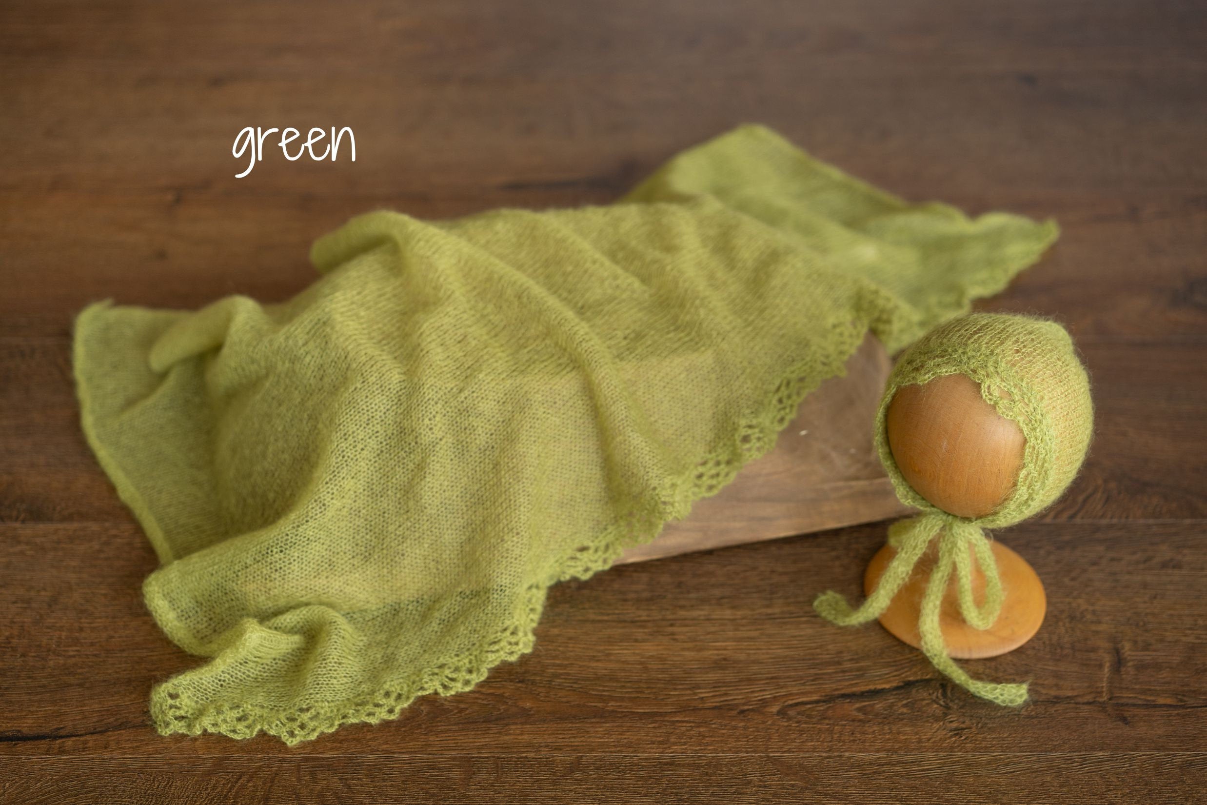 Newborn Knitted Wrap and Bonnet Set, Newborn Knit Bonnet, Newborn Knit Wrap, Newborn photography props, Newborn Bonnet Prop, Newborn Layer