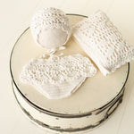 Crochet Newborn Outfit Girl Photography Props Set, Newborn Knitted Blanket, Newborn Posing Pillow, Newborn Crochet Layer,Baby Crochet Pillow