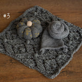 Gray Newborn Photography Props, Newborn Knitted Blanket, Newborn Posing Fabric BeanBag Backdrop, Newborn Fabric Backdrop, Newborn Knit Wrap