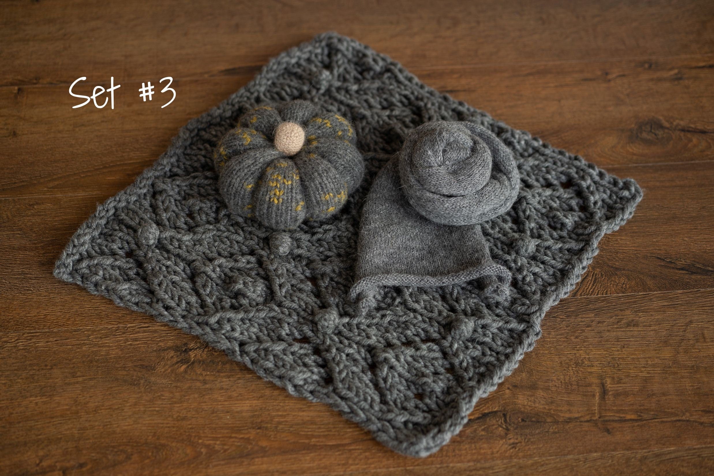 Gray Newborn Photography Props, Newborn Knitted Blanket, Newborn Posing Fabric BeanBag Backdrop, Newborn Fabric Backdrop, Newborn Knit Wrap