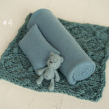 Newborn Photography Props, Newborn Knitted Blanket, Newborn Posing Fabric BeanBag Backdrop, Newborn Fabric Backdrop, Newborn Posing Pillow