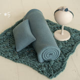 Newborn Photography Props, Newborn Knitted Blanket, Newborn Posing Fabric BeanBag Backdrop, Newborn Fabric Backdrop, Newborn Posing Pillow