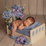 Newborn Velvet Posing Bed and Pillow, Newborn Floor Poser Pillow, Newborn Bedding Prop, Newborn Photography Props Bed, Newborn Posing Pillow