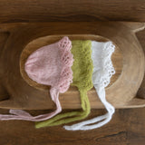 Newborn Knitted Wrap and Bonnet Set, Newborn Knit Bonnet, Newborn Knit Wrap, Newborn photography props, Newborn Bonnet Prop, Newborn Layer