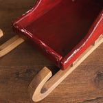 Rustic Wooden Baby Sleigh – Christmas Photo Prop for Newborn Photography, Christmas Newborn Wooden Sled, Christmas Newborn Photo Props