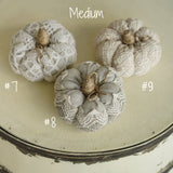 Newborn Linen Pumpkins Toys, Newborn Pumpkin Decor, Newborn Photography Props Set, Newborn Photo Props, Linen Pumpkins Fall Decor Autumn