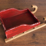 Rustic Wooden Baby Sleigh – Christmas Photo Prop for Newborn Photography, Christmas Newborn Wooden Sled, Christmas Newborn Photo Props