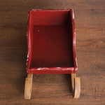 Rustic Wooden Baby Sleigh – Christmas Photo Prop for Newborn Photography, Christmas Newborn Wooden Sled, Christmas Newborn Photo Props