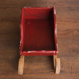 Rustic Wooden Baby Sleigh – Christmas Photo Prop for Newborn Photography, Christmas Newborn Wooden Sled, Christmas Newborn Photo Props